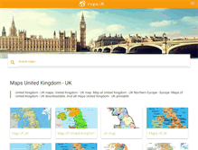 Tablet Screenshot of maps-uk.com